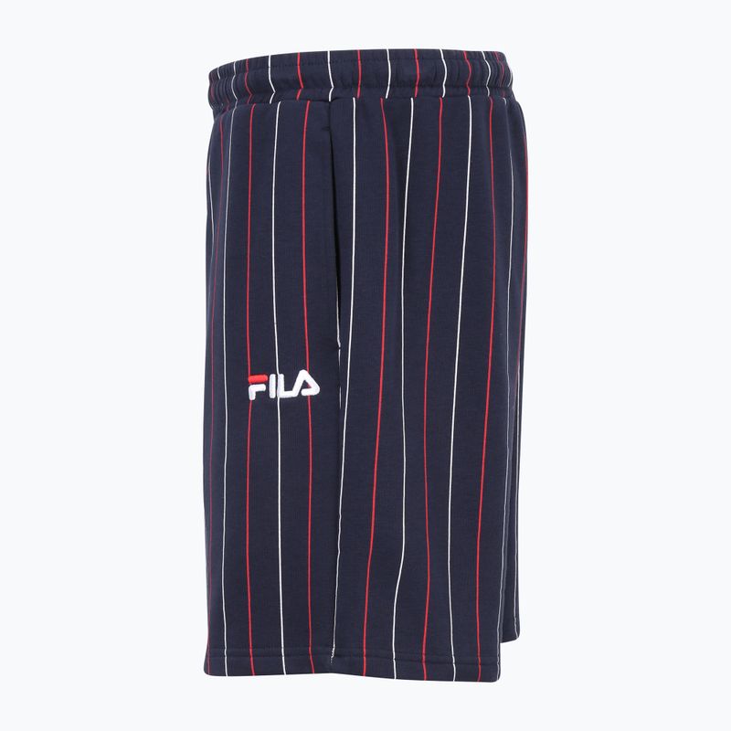 Shorts Herren FILA Lobito Pinstriped black iris/two color stiped