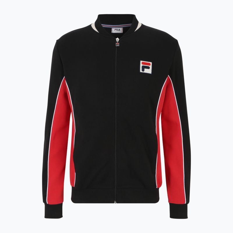 FILA Settanta Track Herren Sweatshirt schwarz/true red