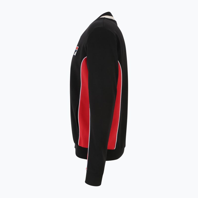 FILA Settanta Track Herren Sweatshirt schwarz/true red 3