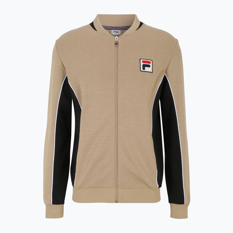 Sweatshirt Hoodie Herren FILA Settanta Track cornstalk/black