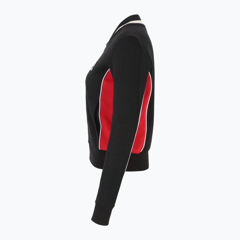 Sweatshirt Hoodie Damen FILA Settanta Track black/true red 3