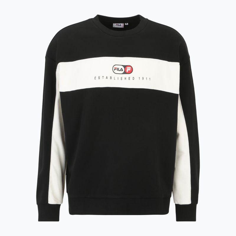 Sweatshirt Hoodie Herren FILA La Paz Crew Sweat black/antique white
