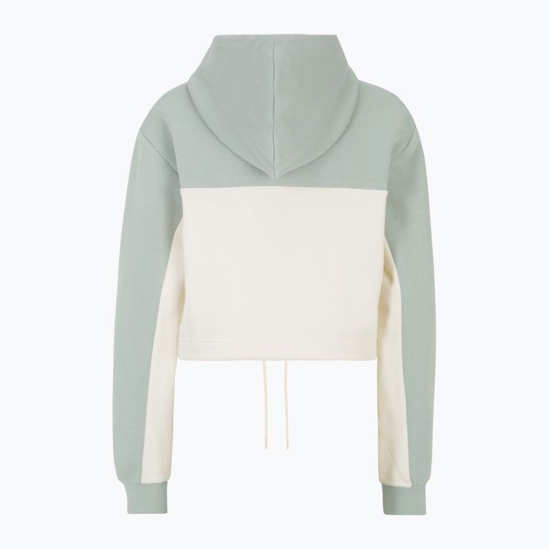 FILA Damen Sweatshirt Laagna Blocked Hoody jade/antique white 2