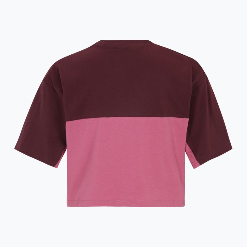 Shirt Damen FILA Loobu Blocked winetasting/red violet 2