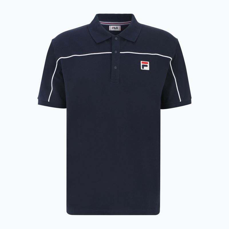 FILA Herren-Poloshirt Lawrence schwarz iris