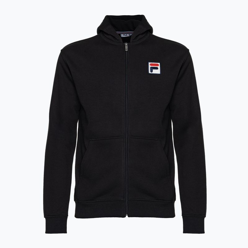 Hoodie mit Reißverschluss FILA Bergede Loose Fit Zip Hoody black