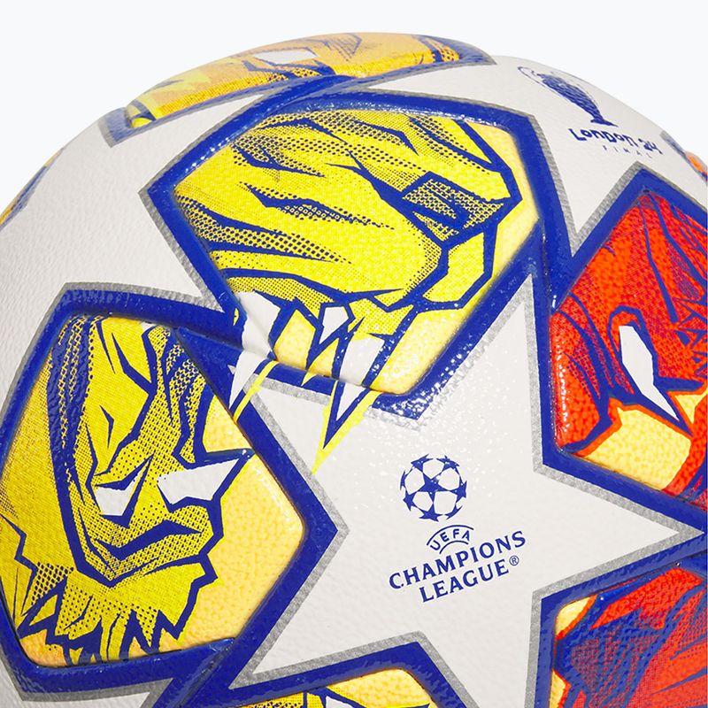 adidas UCL Competition 23/24 weiß/glow blau/flash orange Fußball Größe 4 4