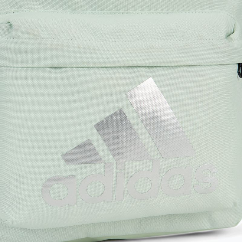 adidas Classic Badge Of Sport Rucksack 27,5 l Leinen grün/ silber metallic 4