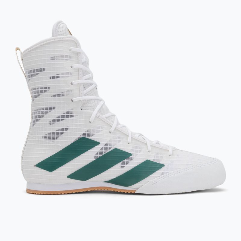 adidas Box Hog 4 Wolke weiß/collegiate grün/core schwarz Boxen Schuhe 2