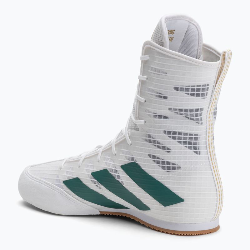 adidas Box Hog 4 Wolke weiß/collegiate grün/core schwarz Boxen Schuhe 3
