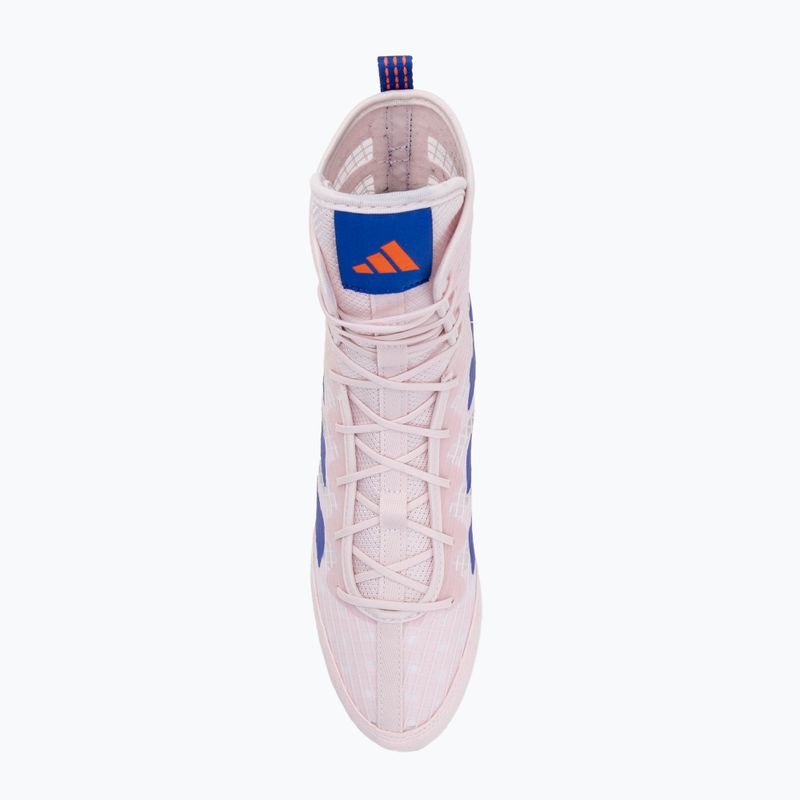 Boxen Schuhe adidas Box Hog 4 fast rosa/luzide blau/impact orange 5