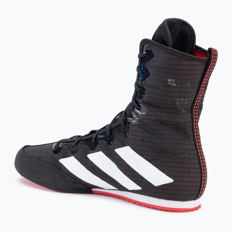 adidas Box Hog 4 Kern schwarz / Wolke weiß / reine Rubin Boxen Schuhe 3