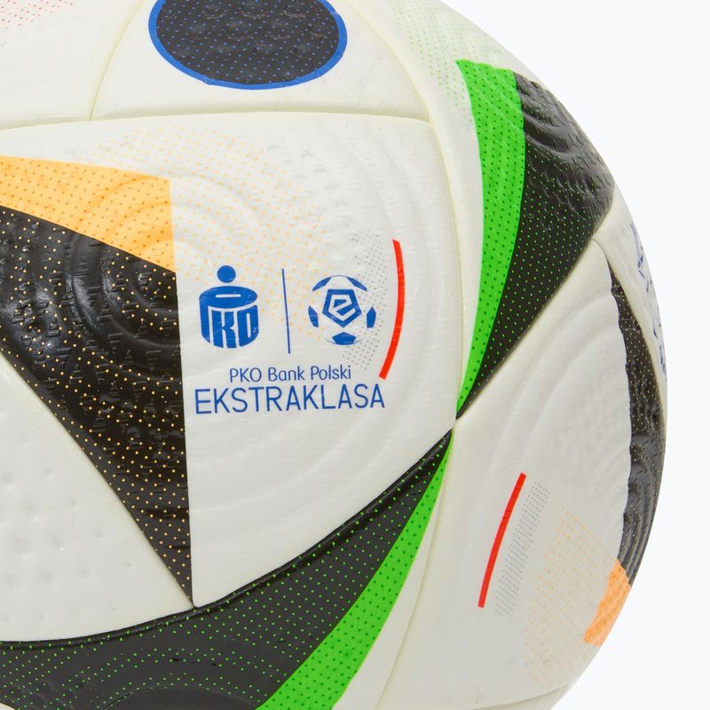 adidas Ekstraklasa Pro Fußball weiß/schwarz/glow blau Größe 5 3