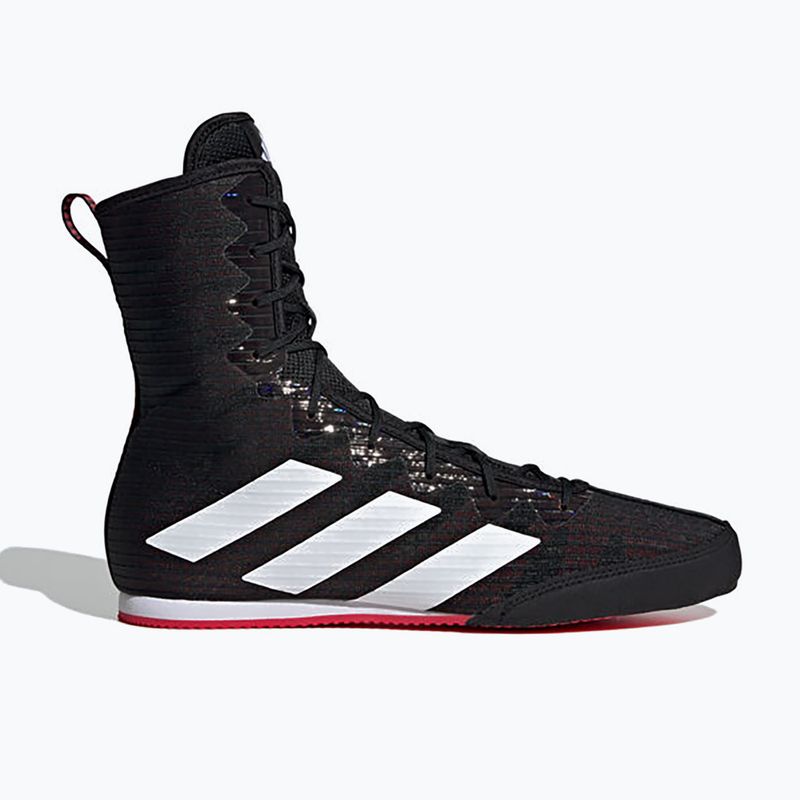 adidas Box Hog 4 Kern schwarz / Wolke weiß / reine Rubin Boxen Schuhe 3