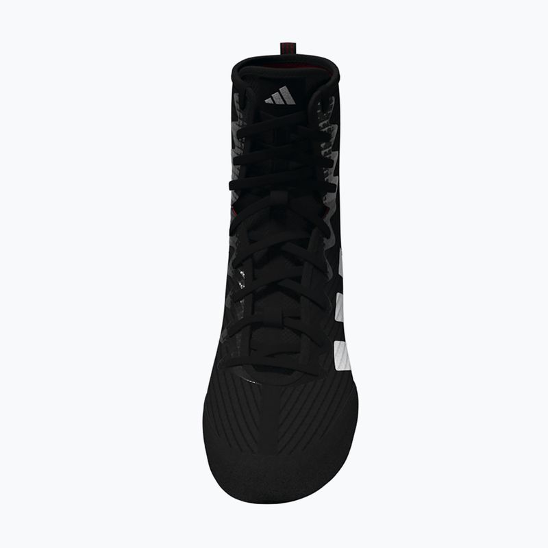 adidas Box Hog 4 Kern schwarz / Wolke weiß / reine Rubin Boxen Schuhe 5