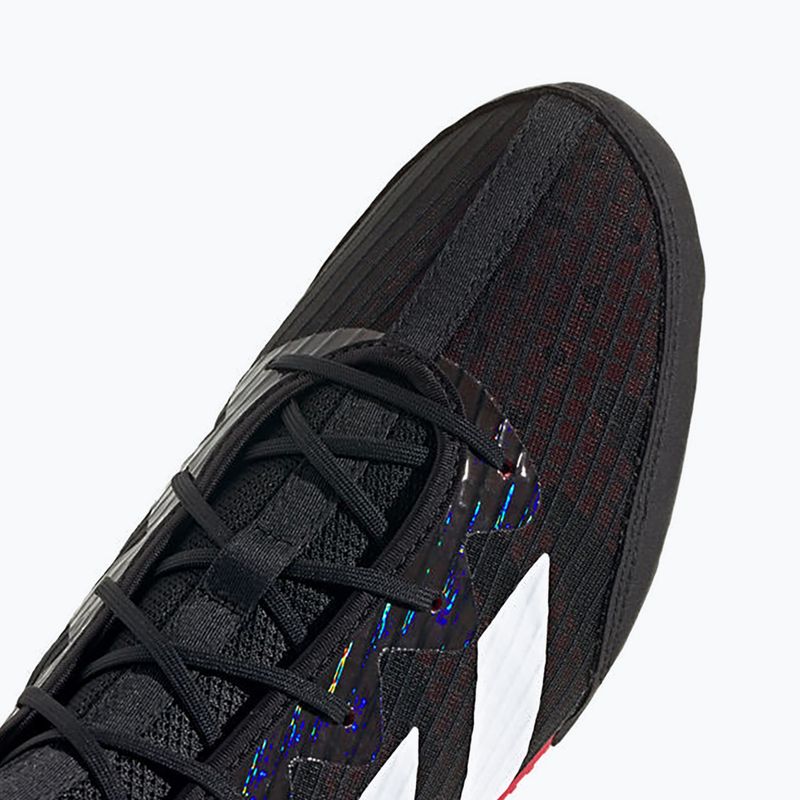 adidas Box Hog 4 Kern schwarz / Wolke weiß / reine Rubin Boxen Schuhe 9
