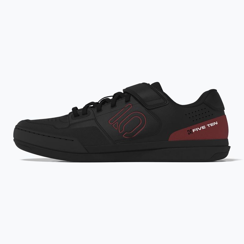 Herren MTB-Radschuhe adidas FIVE TEN Hellcat schwarz/rot/weiß bewölkt 2