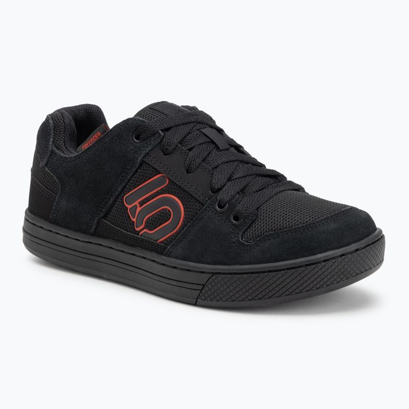 Herren Plateau-Radschuhe adidas FIVE TEN Freerider core schwarz/rot/grau five