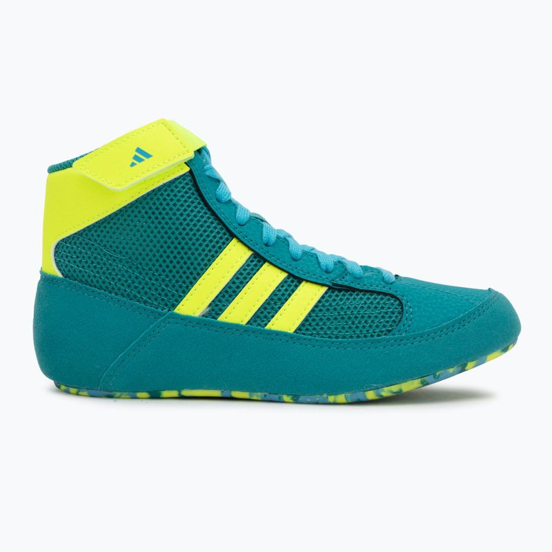 Kinder-Ringerschuhe adidas Havoc purple team/lucid lemon/signal cyan 2