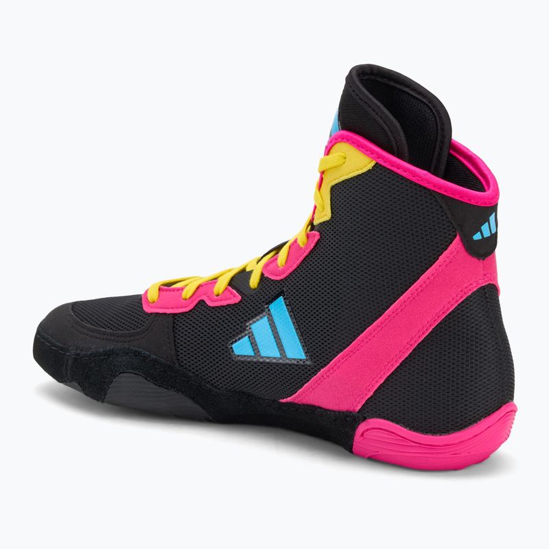 Boxschuhe adidas Adizero black/signal cyan/shock pink 3