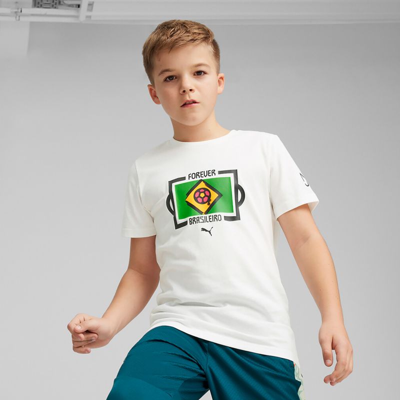 Kinder Fußballtrikot PUMA Neymar Jr Tee puma weiß 3