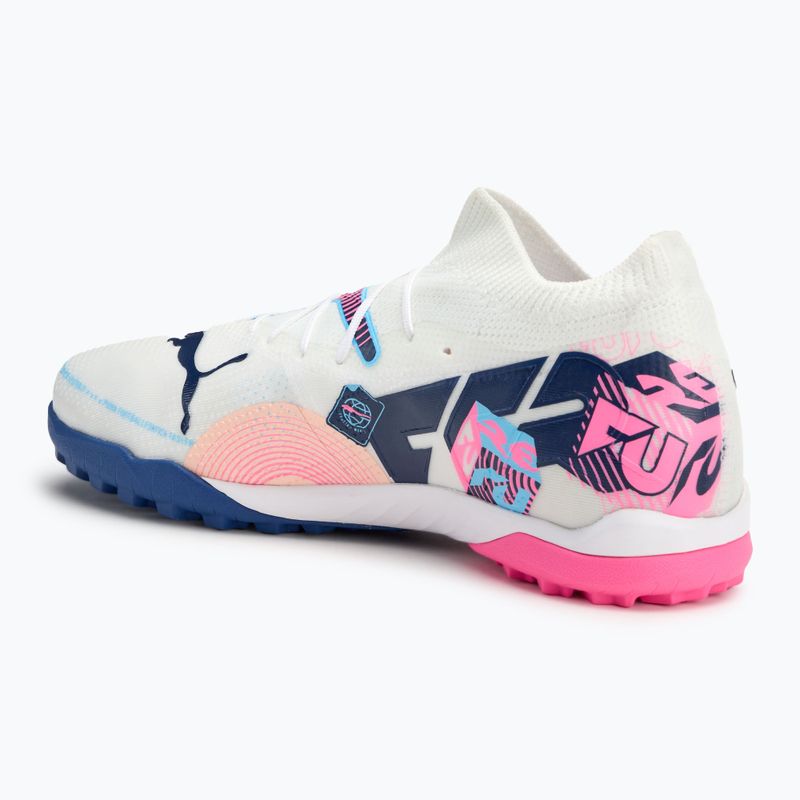 Fußballschuhe PUMA Future 7 Match Vol. Up TT white/lumi blue/poison pink/fizzy melon/bluemazing 3