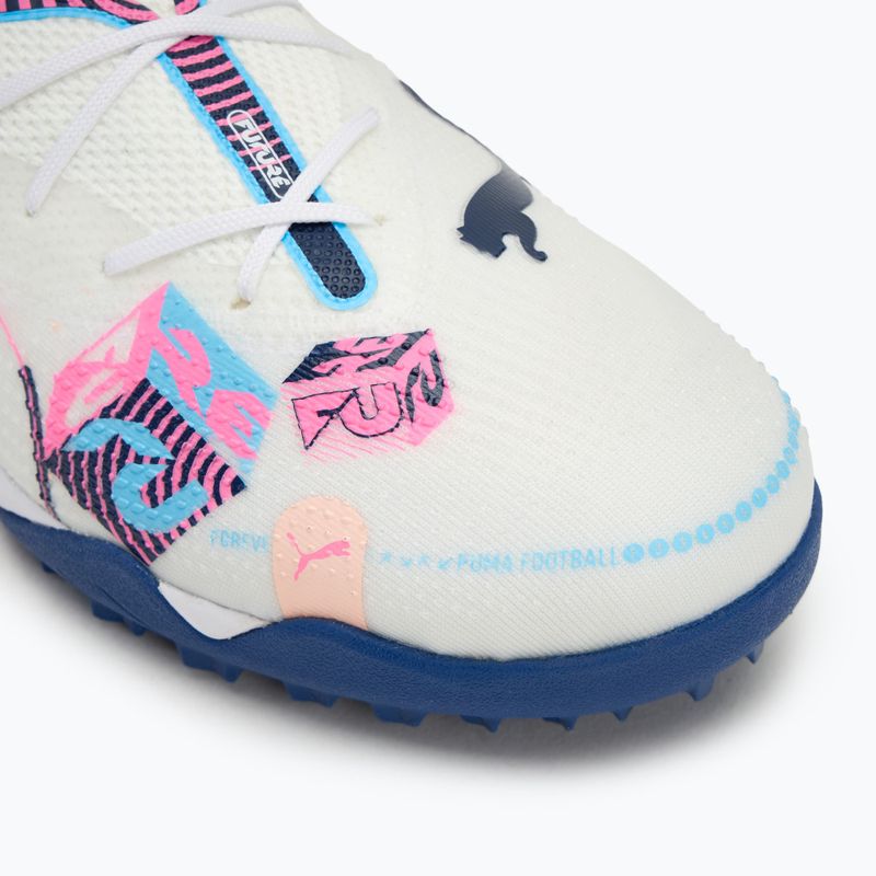 Fußballschuhe PUMA Future 7 Match Vol. Up TT white/lumi blue/poison pink/fizzy melon/bluemazing 7