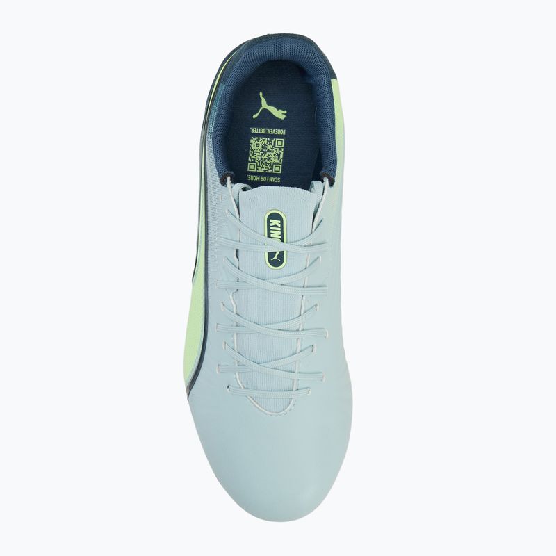 PUMA King Match MxSG Herren Fußballschuhe frosted dew/fizzy apple 5