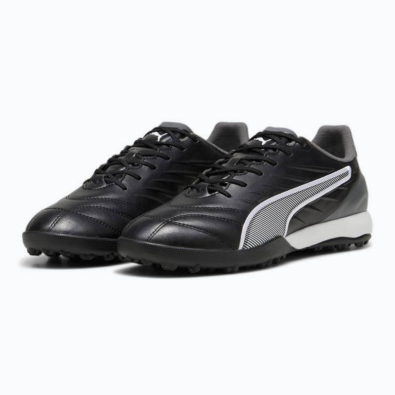 PUMA King Pro TT Fußballschuhe puma schwarz/puma weiß/cool dunkelgrau 8