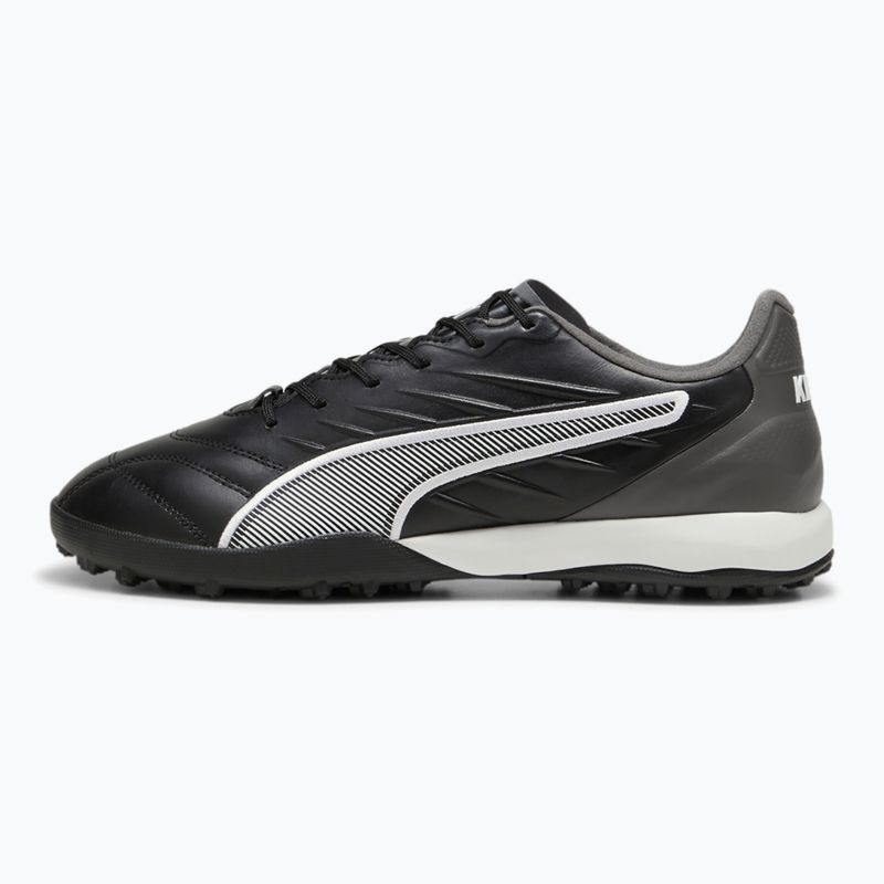 PUMA King Pro TT Fußballschuhe puma schwarz/puma weiß/cool dunkelgrau 9