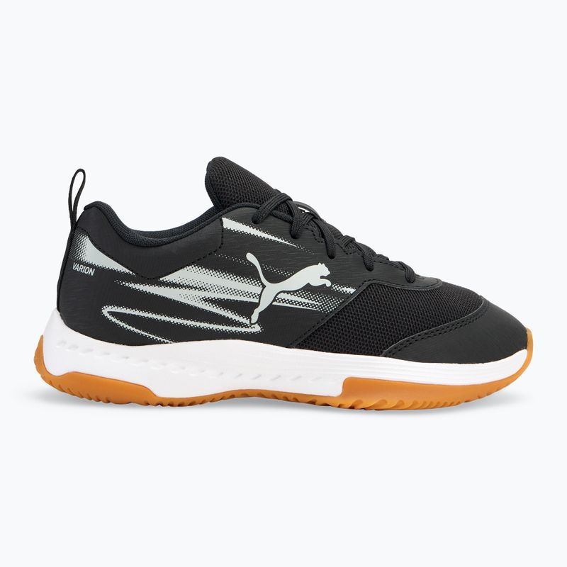 PUMA Varion II Jr Kinder Hallensportschuhe puma schwarz/cool hellgrau/gum 2