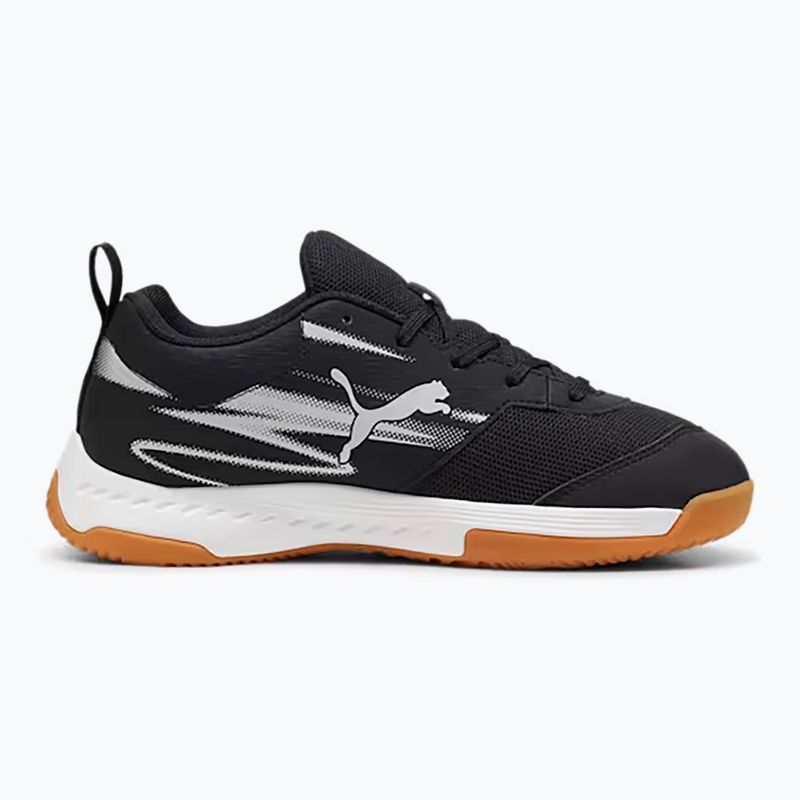 PUMA Varion II Jr Kinder Hallensportschuhe puma schwarz/cool hellgrau/gum 10