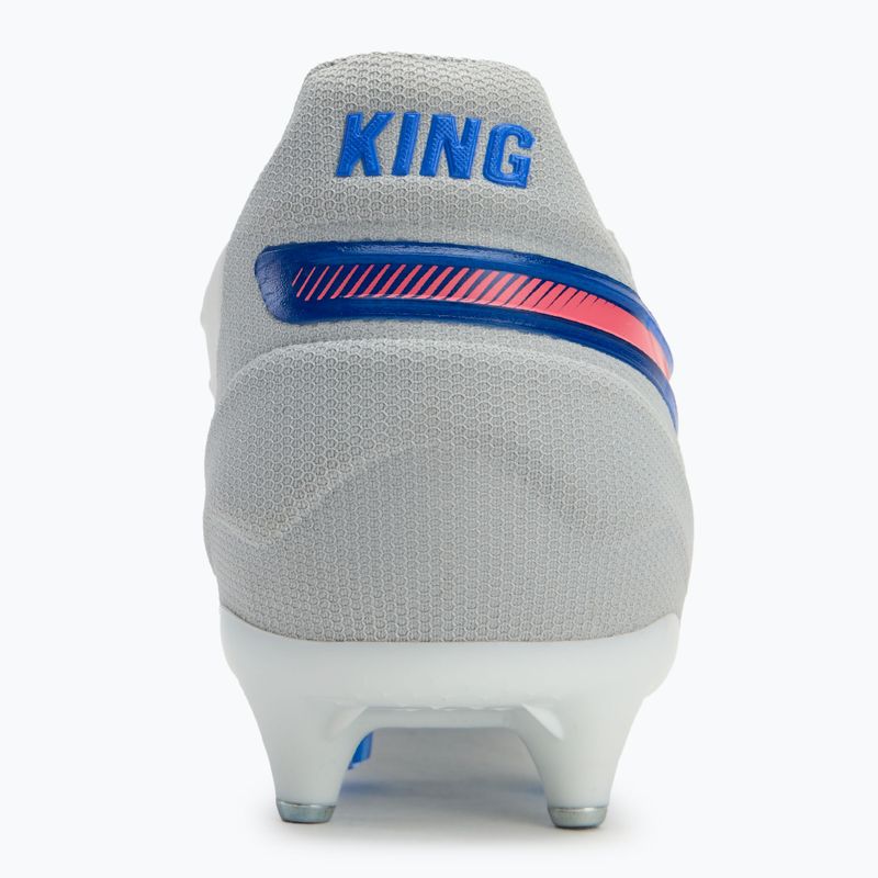 PUMA King Match MxSG Herren-Fußballschuhe puma weiß/bluemazing/flat light grey/sunset glow 6