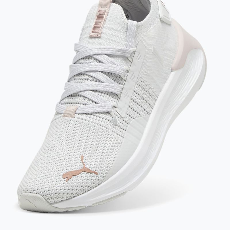 Laufschuhe Damen PUMA Softride Symmetry Fuzion Feather gray/mauve mist/rose gold 5