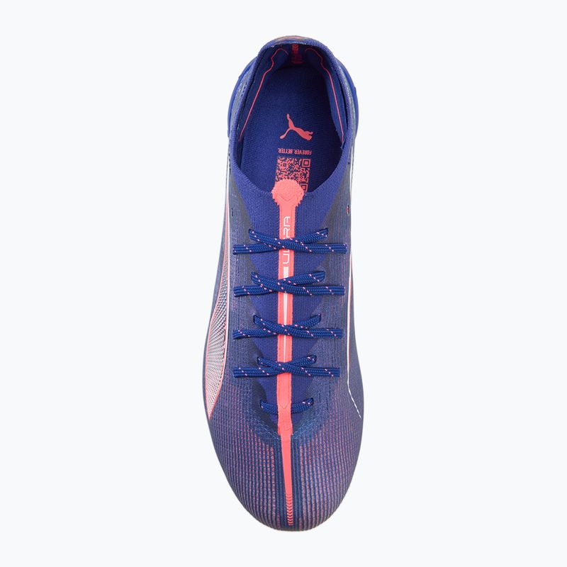 PUMA Ultra 5 Ultimate FG lapis lazuli/puma weiß/sunset gloe Fußballschuhe 5