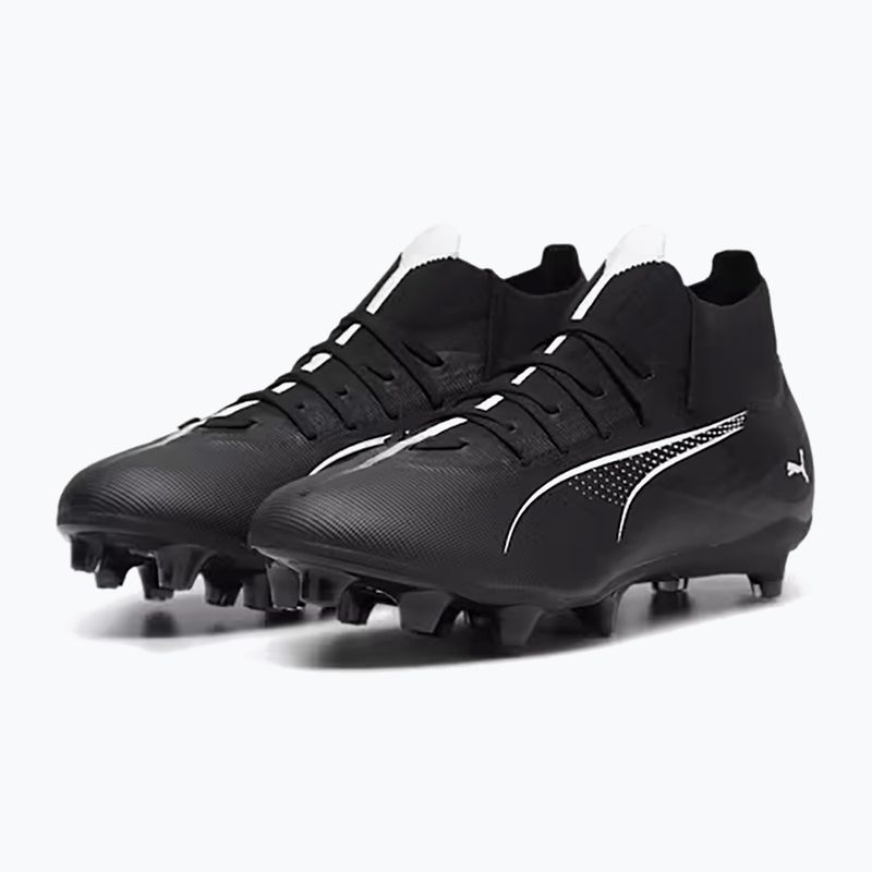 PUMA Ultra 5 Match+ FG/AG Fußballschuhe puma schwarz/puma weiß 8