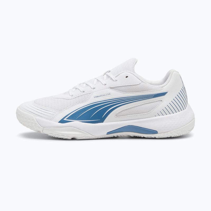 PUMA Solarflash III Indoor-Sportschuh puma weiß/blau horizon 2