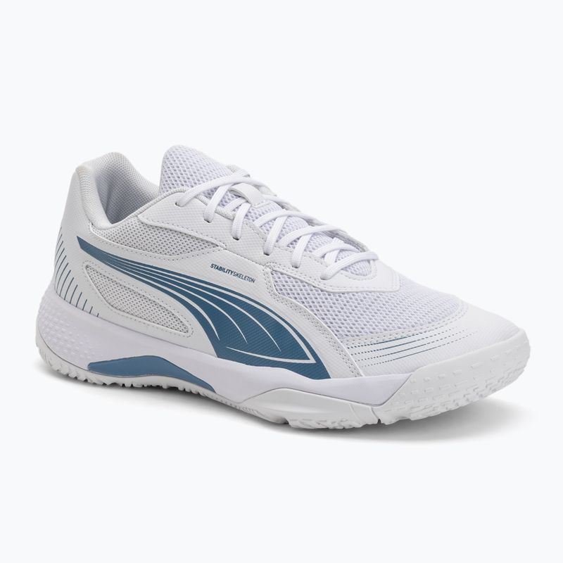 PUMA Solarflash III Indoor-Sportschuh puma weiß/blau horizon