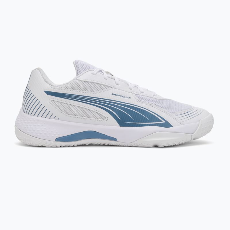 PUMA Solarflash III Indoor-Sportschuh puma weiß/blau horizon 2