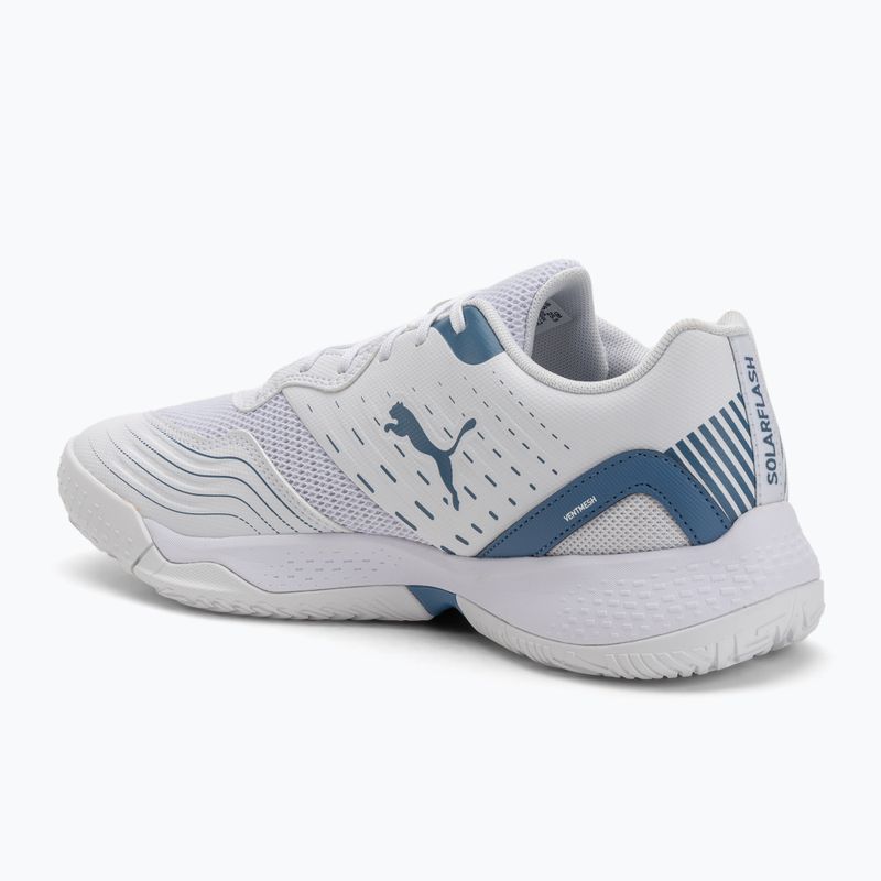 PUMA Solarflash III Indoor-Sportschuh puma weiß/blau horizon 3