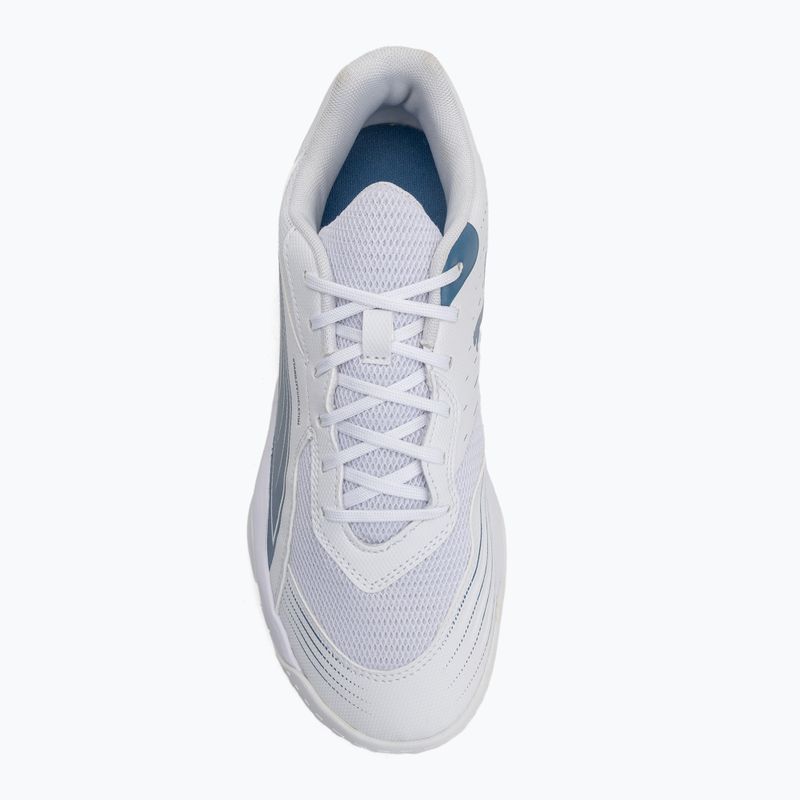 PUMA Solarflash III Indoor-Sportschuh puma weiß/blau horizon 5