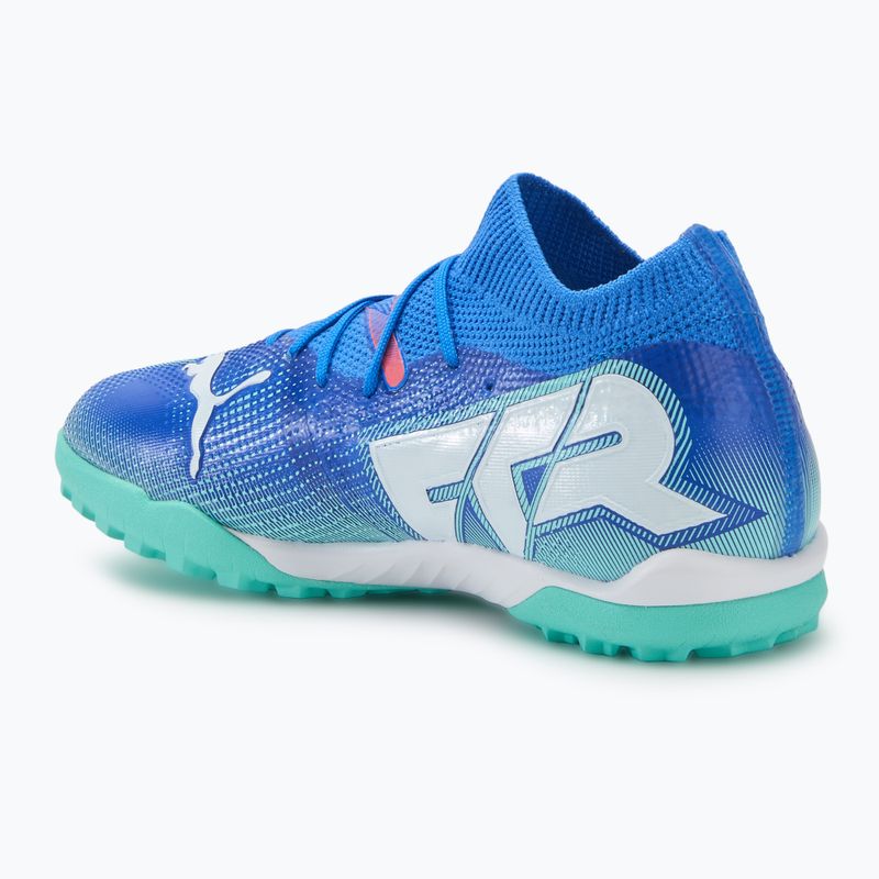 Fußballschuhe Kinder PUMA Future 7 Match TT + Mid Jr bluemazing/puma white/electric peppermint 3