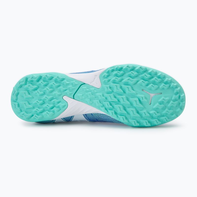 Fußballschuhe Kinder PUMA Future 7 Match TT + Mid Jr bluemazing/puma white/electric peppermint 4
