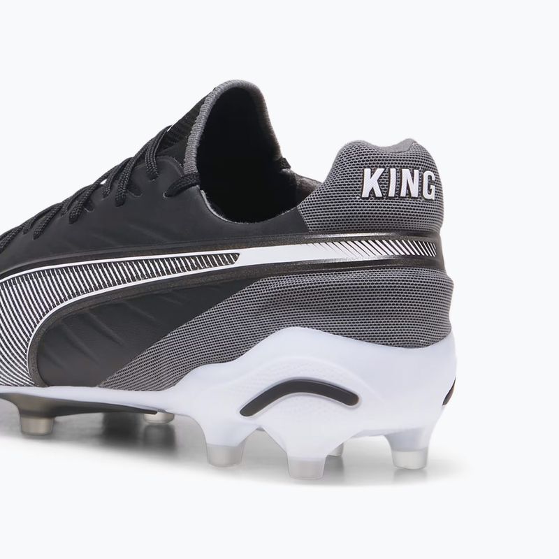 PUMA King Ultimate FG/AG Fußballschuhe puma schwarz/puma weiß/cool dark grey 13