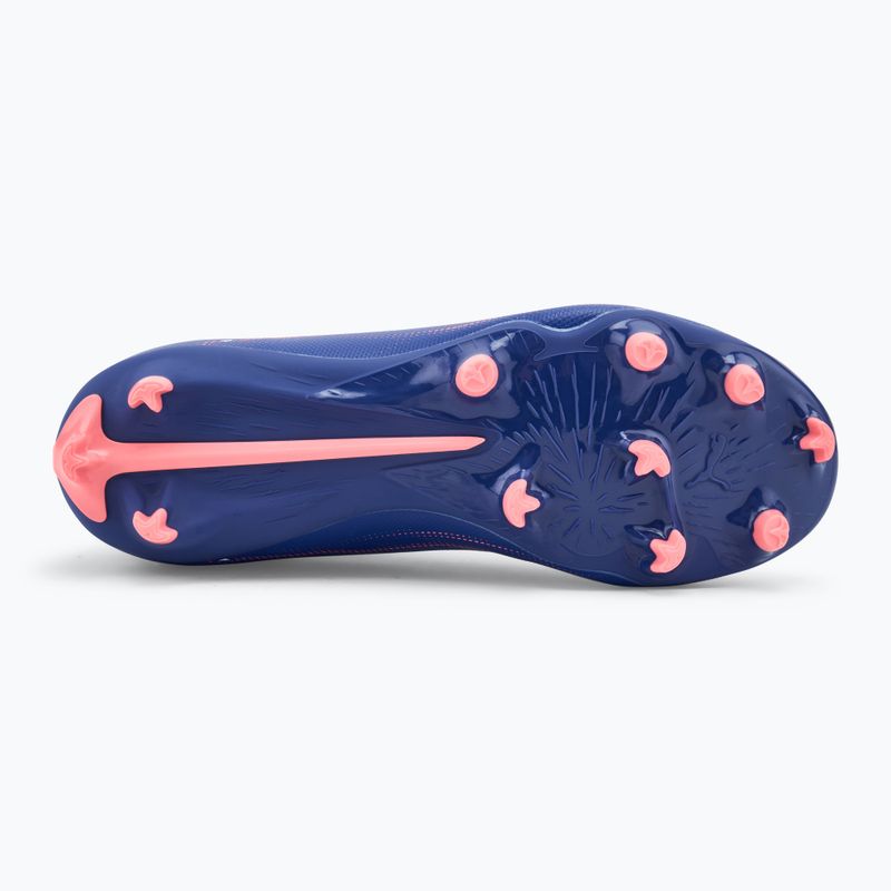 PUMA Ultra 5 Play FG/AG Jr Kinder-Fußballschuhe Lapislazuli/Puma Weiß/Sunset Glow 4
