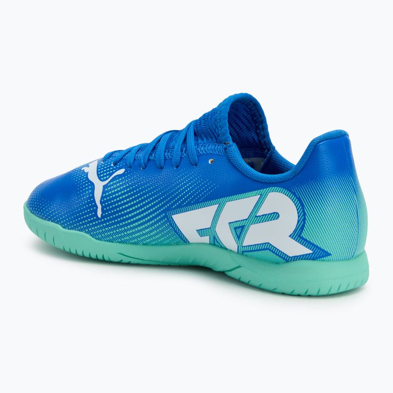 Fußballschuhe Kinder PUMA Future 7 Play It hyperlink blue/mint/puma white 3