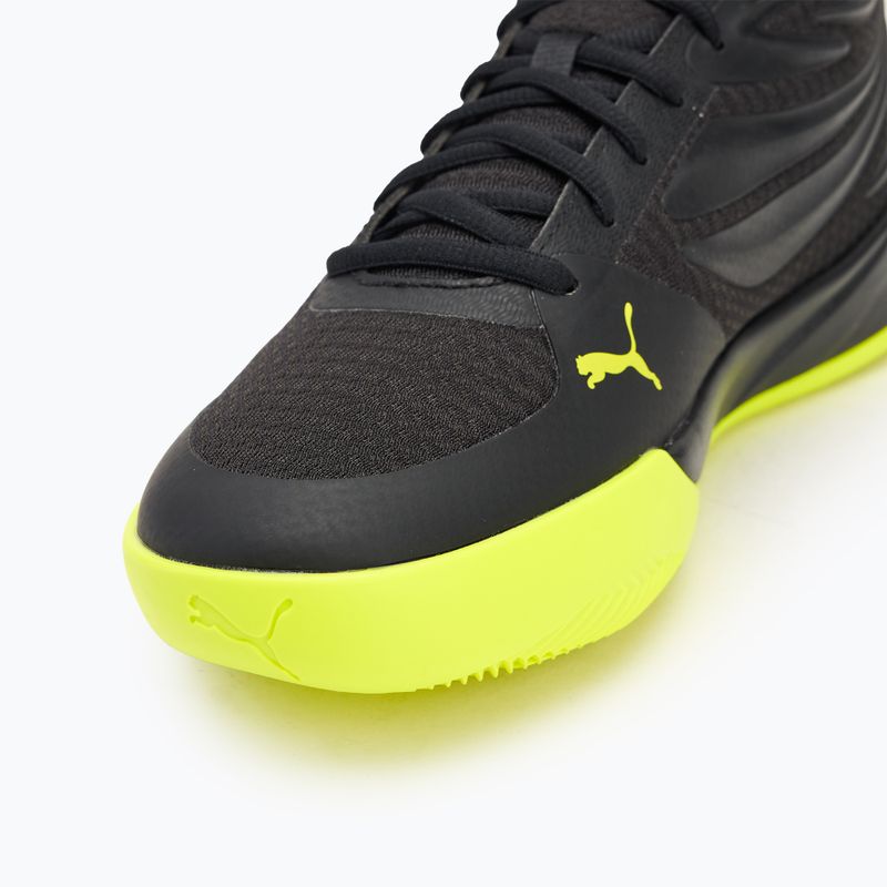 Basketballschuhe Herren PUMA Court Pro puma black/electric lime 7