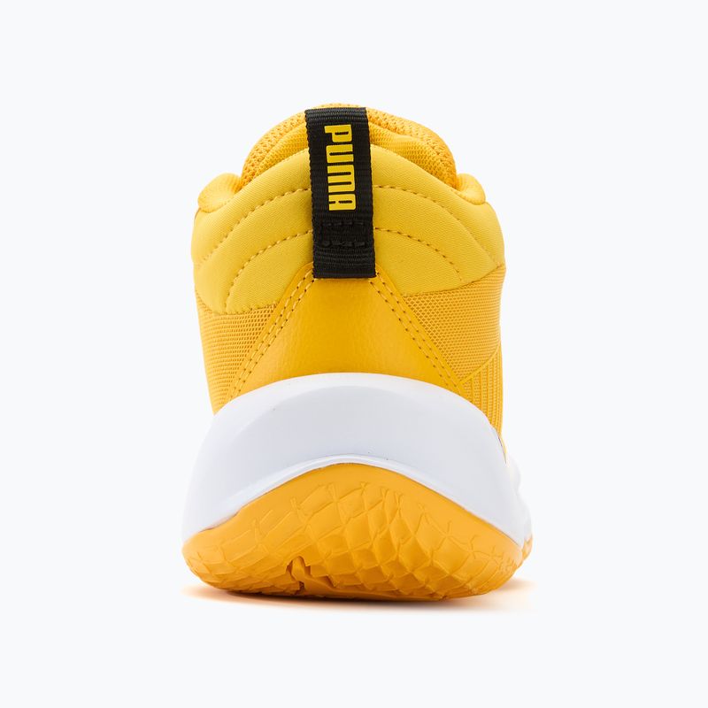 PUMA Playmaker Pro JR Kinder Basketball-Schuhe gelb sizzle/puma blackl 6