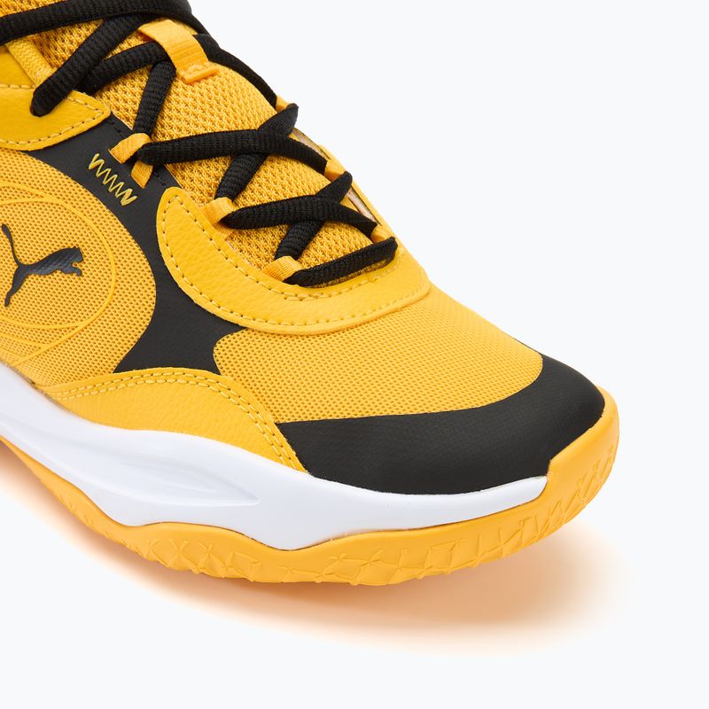 PUMA Playmaker Pro JR Kinder Basketball-Schuhe gelb sizzle/puma blackl 7