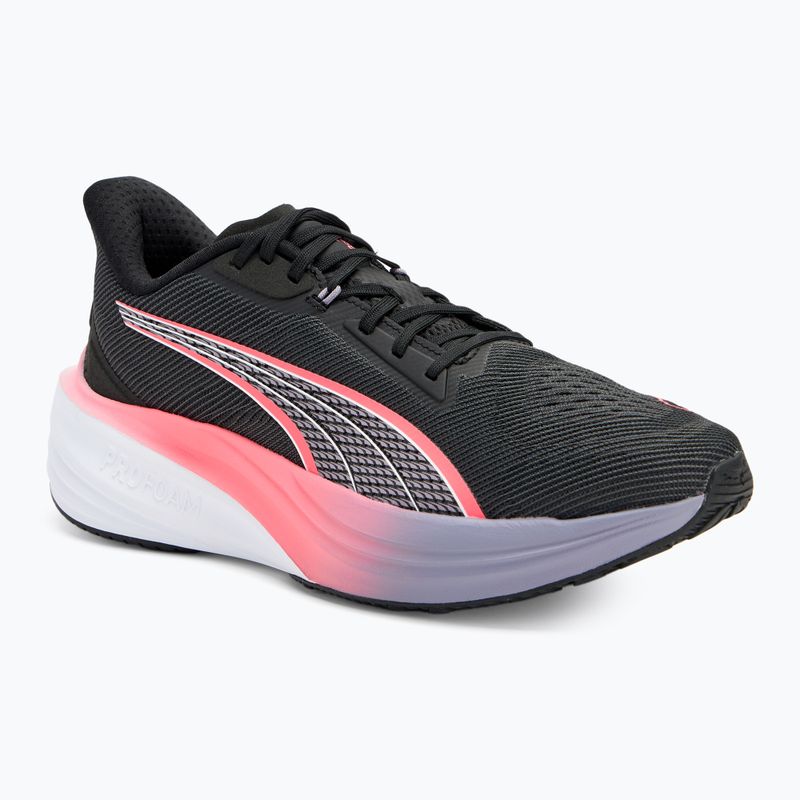 PUMA Darter Pro Laufschuhe puma schwarz/Sonnenuntergang glühen/blass Pflaume